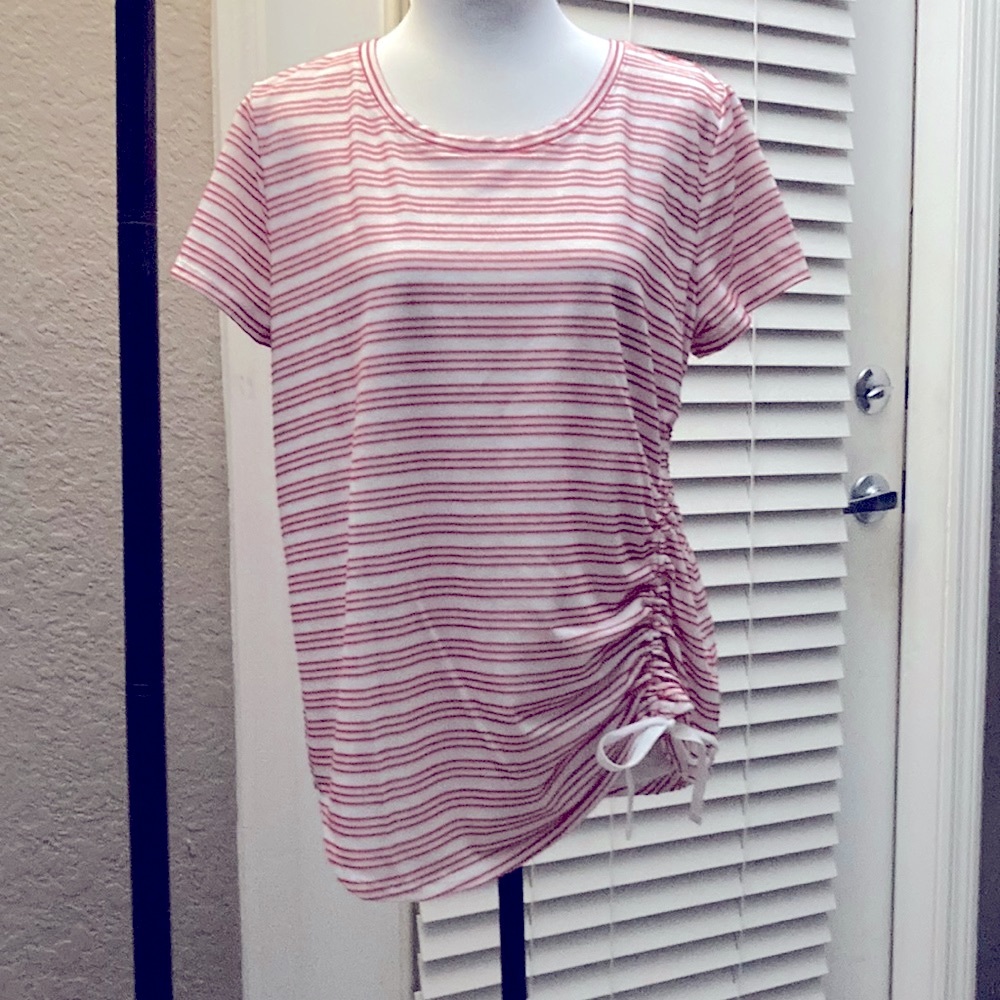 Style And Co Tee With Drawstring Side Pull-Up Siz… - image 1